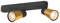 SLV PURI 2.0 Cone, Wand- und Deckenaufbauleuchte, asymmetrisch, 2 x max. 6 W GU10, schwarz/gold