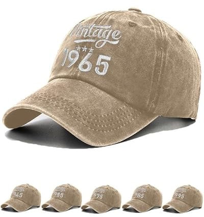 Joligiao Cappello Uomo Baseball con Ricamo Cotone Cappellino Uomo Regolabile con Visiera Berretto da Baseball Vintage Unisex Cappelli Estivo Casuali Trucker cap Regali Compleanno 30/40/50/60/70 Anni