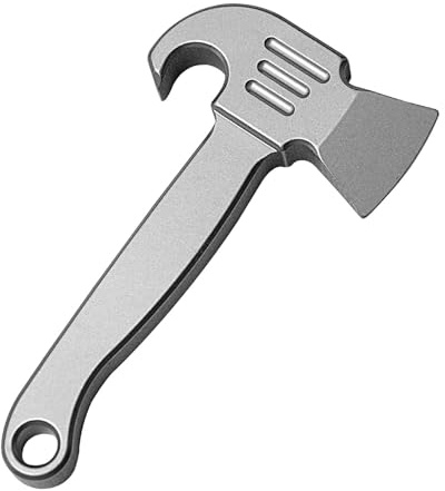Titan EDC Pry Bar, Titan Flaschenöffner, Brecheisen-Multitool,EDC Stemmeisen Mini Schlüsselanhänger,EDC-Multifunktions Brechstange Multitool Mini Pry Bar für Outdoor Camping
