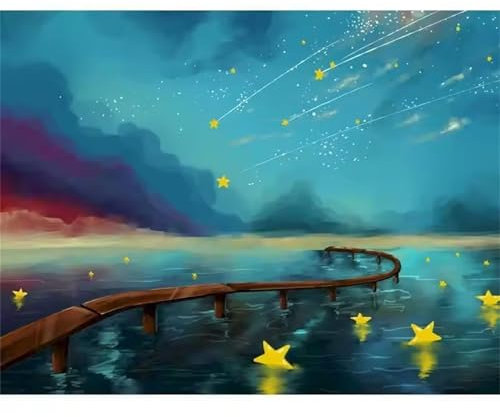 Sternennacht Jigsaw Puzzles for Adults 1000 Jigsaw Puzzles Adults,1000 Pieces Puzzle Educational Challenge Toy Games Beautiful Home Decoration Puzzle