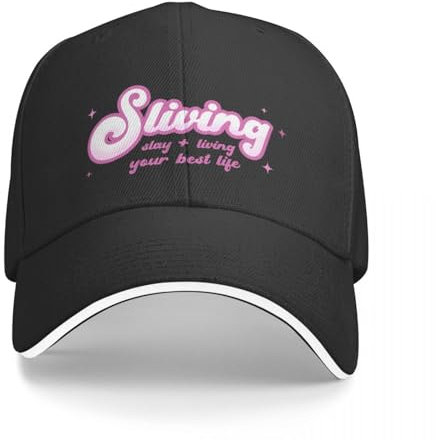 ECUXSRHN Basecap für Herren Schwarze Baseballcap Kochen mit Paris - Sliving Rave