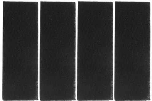 4pcs Filtri in Carbone Attivo, Filtro Lettiera Gatto Antiodore, Spugna Filtro Aria,Filtro Odore, Tappetini Filtranti per Compostiere da Cucina, Eliminazione Efficace Degli Odori