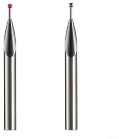 14 mm Kugelspitzen-Sondeneinsatz für Mahr Fowler Trimos, Messwerkzeug (2 mm Hartmetallkugel)