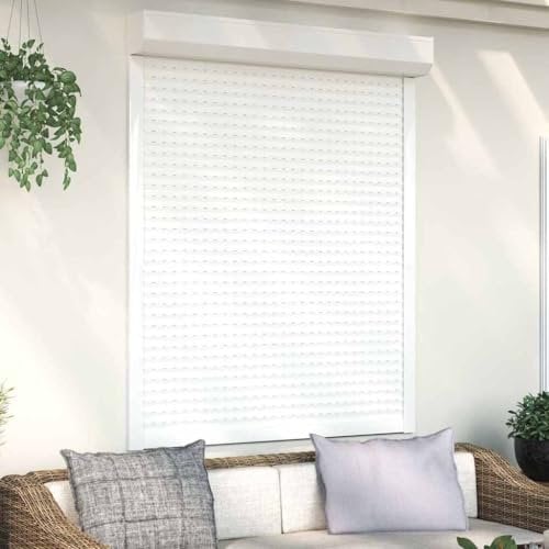 Vetnasa Volet Roulant Aluminium 120x150 cm Blanc,Quincaillerie,Matériaux de Construction,Volets,Blanc,9.7kg,144972