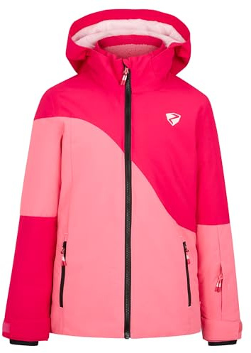 Ziener Chaqueta de esquí para niña AVINE-Z | Cálida, transpirable, impermeable, rosa, 164
