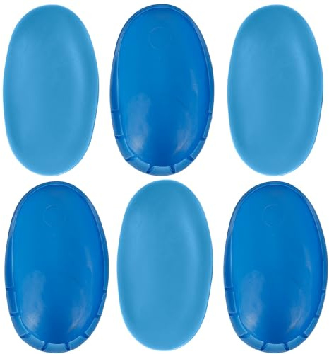 3 Paar Silikon Ohrenschützer für Haarfärbesalons, Blau | Färben und Duschen, Userfreundlich Gestaltet, 3 Paare, Praktischer Schutz für Salon und Reise