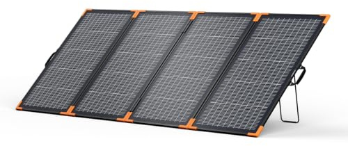 AFERIY 400W Panneau Solaire Portable pour P180 P210 P280, Cellules de Type N Haute Efficacité 25%, Étanche IP67 Panneau Solaire Pliable avec Cadre en Aluminium pour Camping-car, Vanlife, Jardin