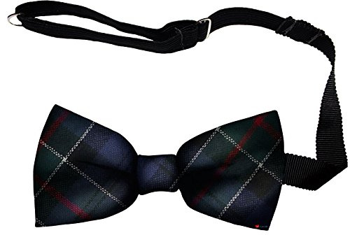 I LUV LTD Mens Bow Tie Soft Wool Woven And Made in Scotland in Colquhoun Modern Tartan Adjustable Strap for Easy Fastening