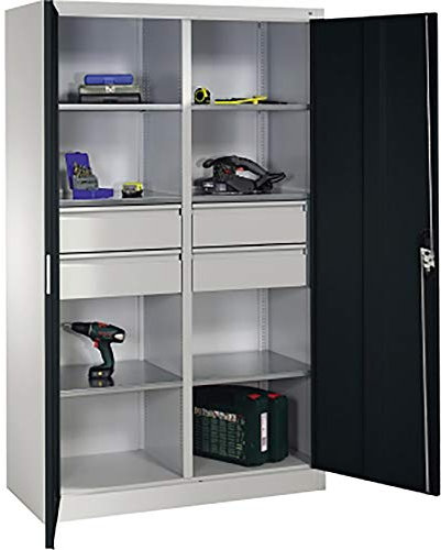 C+P Werkzeugschrank 89313042S10125 6Bd. 4Sch. 1950x1200x500mm lgr/sgr