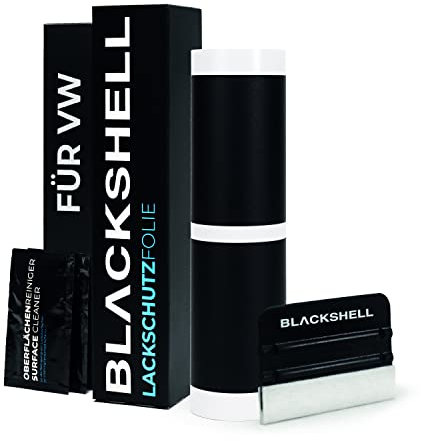 Blackshell® Lackschutzfolie passend für VW Amarok | Typ 2HA/2HB/S1B/S6B | Bj. 2010-2016 Matt Schwarz - passgenaue Einstiegsleistenschutz Folie inkl. Set für Folierung