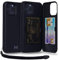 TORU CX PRO for iPhone 12 Pro Max Case Wallet | Protective Shockproof Heavy Duty Cover with Hidden Card Holder & Card Slot | Mirror & Wrist Strap Included - Black