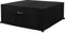 Dokon Cube Garden Furniture Covers Waterproof Heavy Duty Oxford Fabric Patio Table Cover with Air Vents, Windproof Anti-UV Outdoor Rattan Sofa Table and Chair Cover, Square (150x150x74cm) - Black