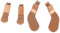 Controller Paddles, 4 Stück Metal Paddles Elite Series 2 Controller Replacement Part für One Elite Controller Series 2 Model 1797(Gold)