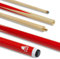 PowerGlide Original Snookerqueue, 2-teilig, rot, Full Size 57