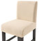 CHNSHOME Barhocker Stuhlhussen Stretch Bar Stuhlhussen Stuhlbezüge barhocker bezug mit Rückenlehne 4er Set