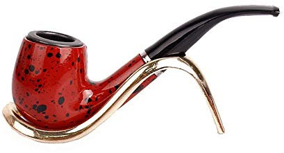 Lavendre Pipe à tabac tendance avec filtre de cheminée, longue pipe à fumer, herbes, tabac, cigares, cadeaux (multicolore)