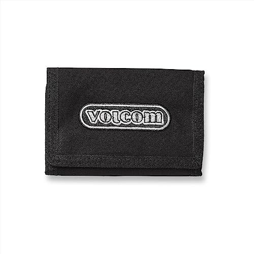 Volcom Herren Ninetyfive Trifold Wallet Reisezubehör-Dreifachgefaltete Brieftasche, Schwarz, Einheitsgröße