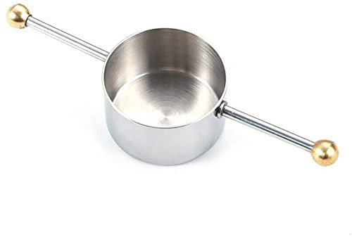 Bar Jigger, Stainless Steel Cocktail Mixer Cup 51-100ml Wine Aerator with Handle for Home, Bar and Coffee Shop