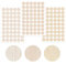 Screw Hole Stickers 3 Sheets 162 Pcs 21mm Self-Adhesive Cover Caps Screw Hole Stickers With Wood Texture Ugly Screw Hole Cover Stickers for Wood Wardrobe Furniture Cabinet Multi-Light-Yellow