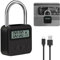 yotutun Verrouillage de Temps Intelligent, Verrou de Minuterie Électronique avec LCD Écran Rechargeable USB 99 Heures Maximum Serrure Horaire Numérique pour Prévenir Les Mauvaises Habitudes
