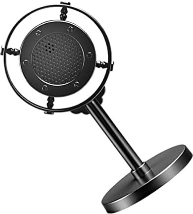 ifundom Simulated Microphone Microfono Condenser Microphone Toy Party Props Old Fashioned ABS Accessories