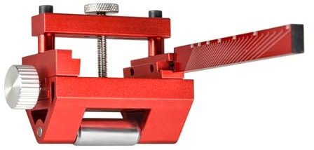 Stechbeitel Schleifhilfe Anti-Rutsch Stechbeitel Schärfen Honing Guide für Holzmeißel,Stichel,Hobelmesser und Flachmeißel Kantenschärfung Rollschleifer Messerschärfer (0-2.35 mit Lineal)