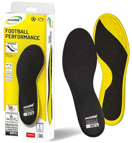 NOENE Football Performance Sporteinlage für Dämpfung, Unterstützung, Komfort (45-47)