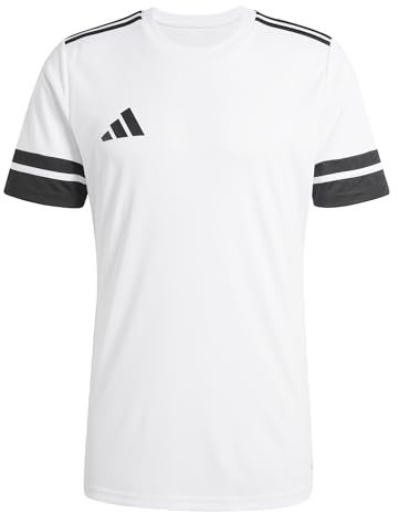 adidas Men's SQUADRA25 Jersey Short Sleeve, White/Black, XS