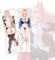 GUANBBD& Anime Körperkissen Kettensäge Man Power Dakimakura Körperkissen Anime Doppelseitig bedruckter Kissenbezug Pfirsichhaut Material Kissenbezug Kissen-Power-c,50x150cm