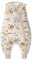 Unnivoll Baby Schlafsack mit Füßen 2,5 Tog Winterschlafsack Baby Baumwolle Schlafsack mit Beinen Babyschlafsack Warm und Weich 80 cm für Jungen Mädchen Zebra