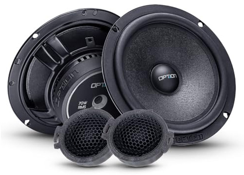 Option Lautsprechersystem kompatibel mit Toyota ProAce Verso Lautsprecher - Plug & Play Lautsprecher Set, 2-Wege Komponenten, 70 Watt RMS, 3 Ohm, 90dB