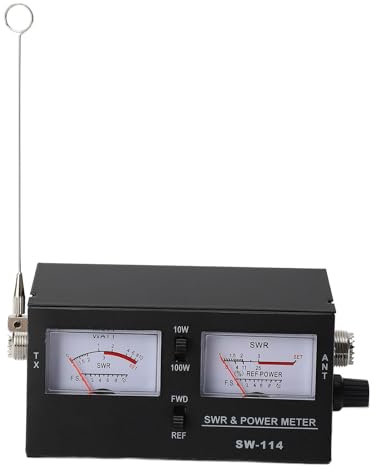SWR Power Test Meter, Digital SWR Meter RF Field Strength Test Meter with S0239 Connector