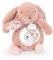 DOUDOU ET COMPAGNIE - Veilleuse Musicale Lapin Rose avec Projection d’Étoiles – Doudou Peluche avec Mélodies et Lumières Apaisantes – Compagnon Nuit Bébé – Idée Cadeau Naissance - DC4200