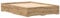 vidaXL Bettgestell mit Schubladen Artisan Eiche Ingenieure Holz