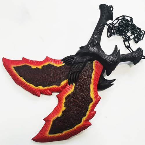 Zhongkaihua Kratos Cosplay Kratos Prop Blades of Chaos Cosplay Prop 45CM Stage Adult Role Play Prop, for Halloween Anime Game Medieval Party Decoration