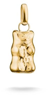 THOMAS SABO Charm Gold Bear Pendant Connect Gold Plated 18k Gold Plated Recycled 925 Silver