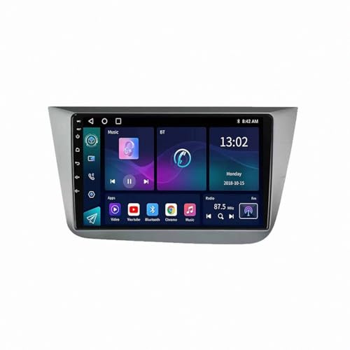2 Din Android Radio Bluetooth per Seat Altea XL Toledo 3 2004-2015 Android 15 9 Inches Auto Display Fm Am Bluetooth Usb Per, 4 Core 2G+32G