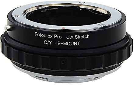 Fotodiox DLX Stretch Lens Mount Adapter Compatible with Contax/Yashica (CY) Lenses on Sony E-Mount Cameras
