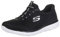 Skechers Summits, Zapatillas Mujer, Black Mesh White T, 40 EU Ancho