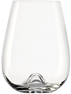 Stölzle Lausitz Weinbecher aus der Vulcano Kollektion, Fassungsvermögen: 475 ml, 2er Set, spülmaschinentauglich, Maße: Höhe: 11,5 cm, Außendurchmesser: 8,7 cm, 1040012, Klar