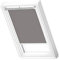 VELUX Original Roof Window Blackout Blind for UK04, Grey, with White Guide Rail