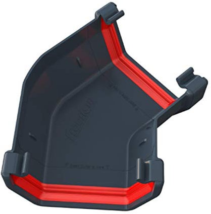 Grondaia quadrata grigio antracite 135 gradi angolo Freeflow 114mm sistemi di acqua piovana