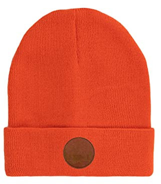 kabak Unisex-Mütze, atmungsaktiv, aus Baumwolle, Sportbekleidung, Kopfwärmer, gestrickte Fischermütze, Orange