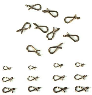 EUPHENG Micro Fly Snap No-Knot Fast Quick Change Fly Fishing Snap Fly Hook Lure Clips for Flies Hook Jig Lures(L)