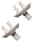 Sweeaau 2 conectores universales de salida de drenaje de aire acondicionado, conector de manguera de drenaje de unidad externa, ajuste de codo, fácil instalación, conector de salida de drenaje de aire