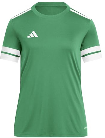 adidas Damen Squadra25 Jersey Short Sleeve Shirt, Team Green/White, S