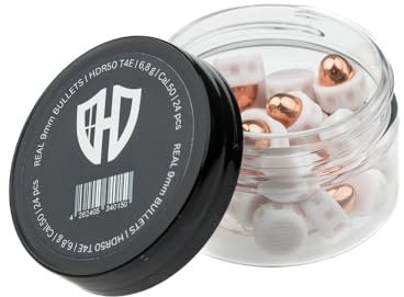 Balas reales de 9 mm, HDR50 T4E, 6,8 g, cal.50, 24 unidades