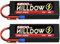 Hilldow Lot de 2 batteries Lipo RC 11,1 V 3S 85 C 5200 mAh rechargeables avec connecteur EC5 pour modèles de course RC de voiture, bateau, camion, hélicoptère, avion