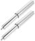 ARTIBETTER 2pcs Toilet Paper Holder Roller Spindle Replacement Rods Spring Loaded Stainless Steel Paper Box Roller Roll Tissue Holder Rod Parts