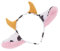 ORFOFE Kuh Ohren Haarreif Mit Hörnern Lustiges Tier Haarband Für Und Erwachsene Perfekt Für Partys Kostüme Und Aufführungen Cartoon Design Weich Und Bequem